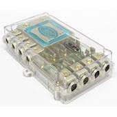 SPL DYNAMICS AGU 4 VEJS DISTRIBUTIONS BLOK MED VOLTMETER